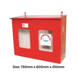 AAAG Double Door Fire Hose Cabinet (MS 16 & 18 SWG, 750 & 900mm)