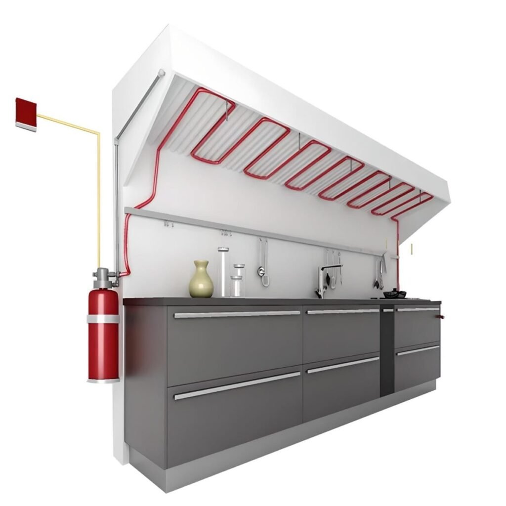 Kitchen Fire Suppression System for Restaurants, Hotels and Canteens